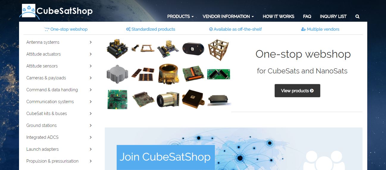 itzhaseebkhan's tweet card. Welcome to the CubeSatShop, the place on the internet offering the most comprehensive overview of readily available CubeSat components and subsystems.