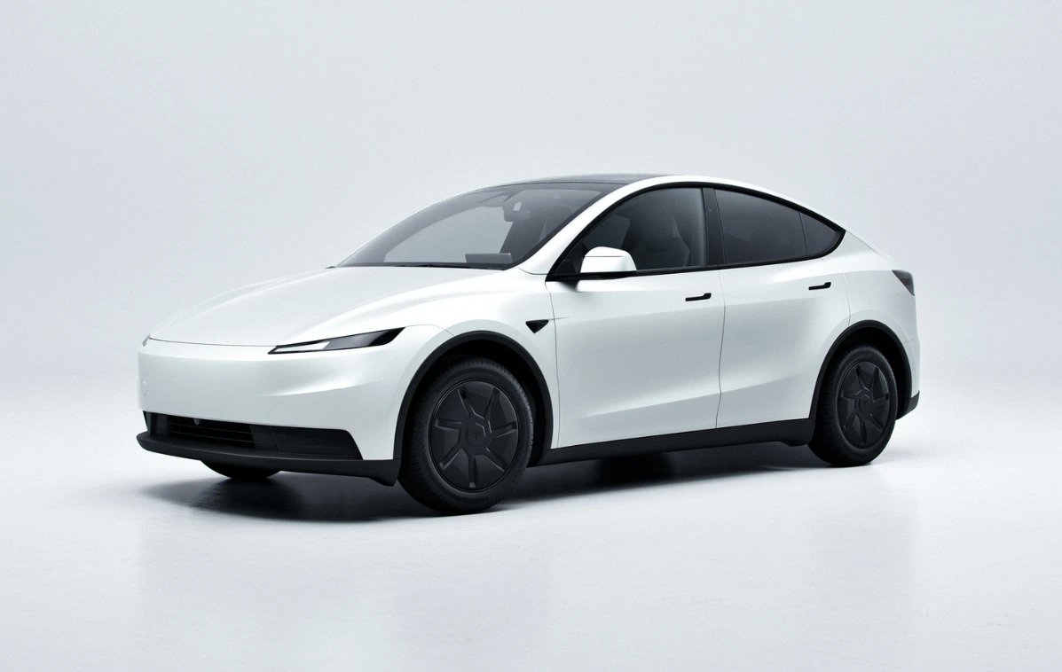 the_interface_'s tweet card. Tesla Model Y Standard is here in the US, for under $40,000