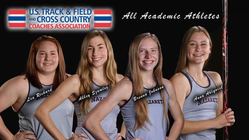 NazAthletics's tweet card. ROCHESTER, N.Y. -- Four members of Nazareth's women's track and field team have been named as All-Academic Athletes for the 2022 season by the U.S. Track & Field and Cross Country Coaches Association...