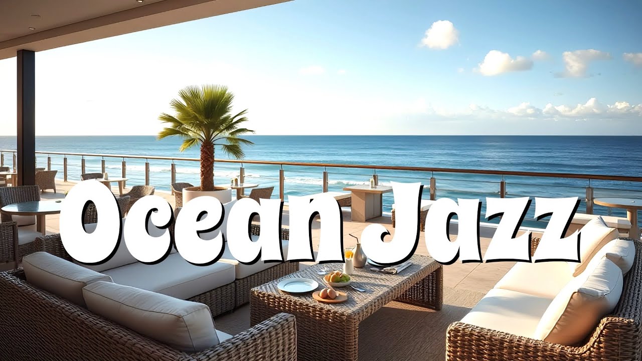 Wavefrontco's tweet card. 海とジャズに癒されるカフェ｜ラウンジ・チルBGM