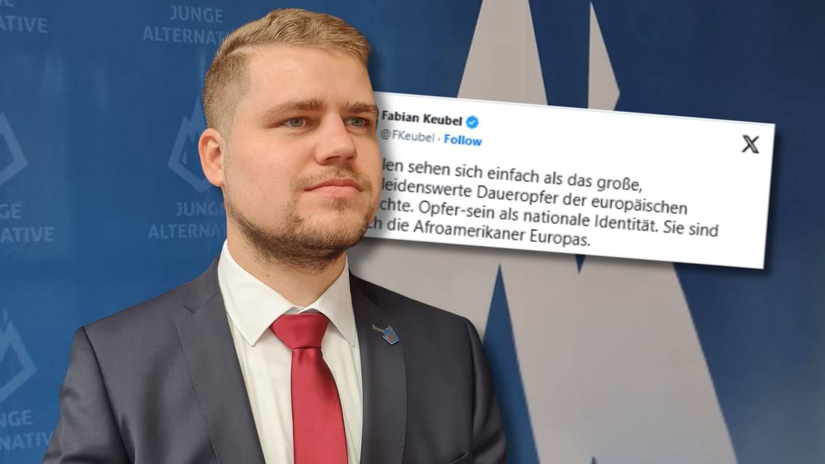 PolsatNewsPL's tweet card. Polityk AfD Fabian Keubel nazwał Polaków Afroamerykanami Europy i oskarżył Warszawę o ochronę terrorystów. Stwierdził także, że Polska jest dla Niemców o wiele większym zagrożeniem niż Rosja,...