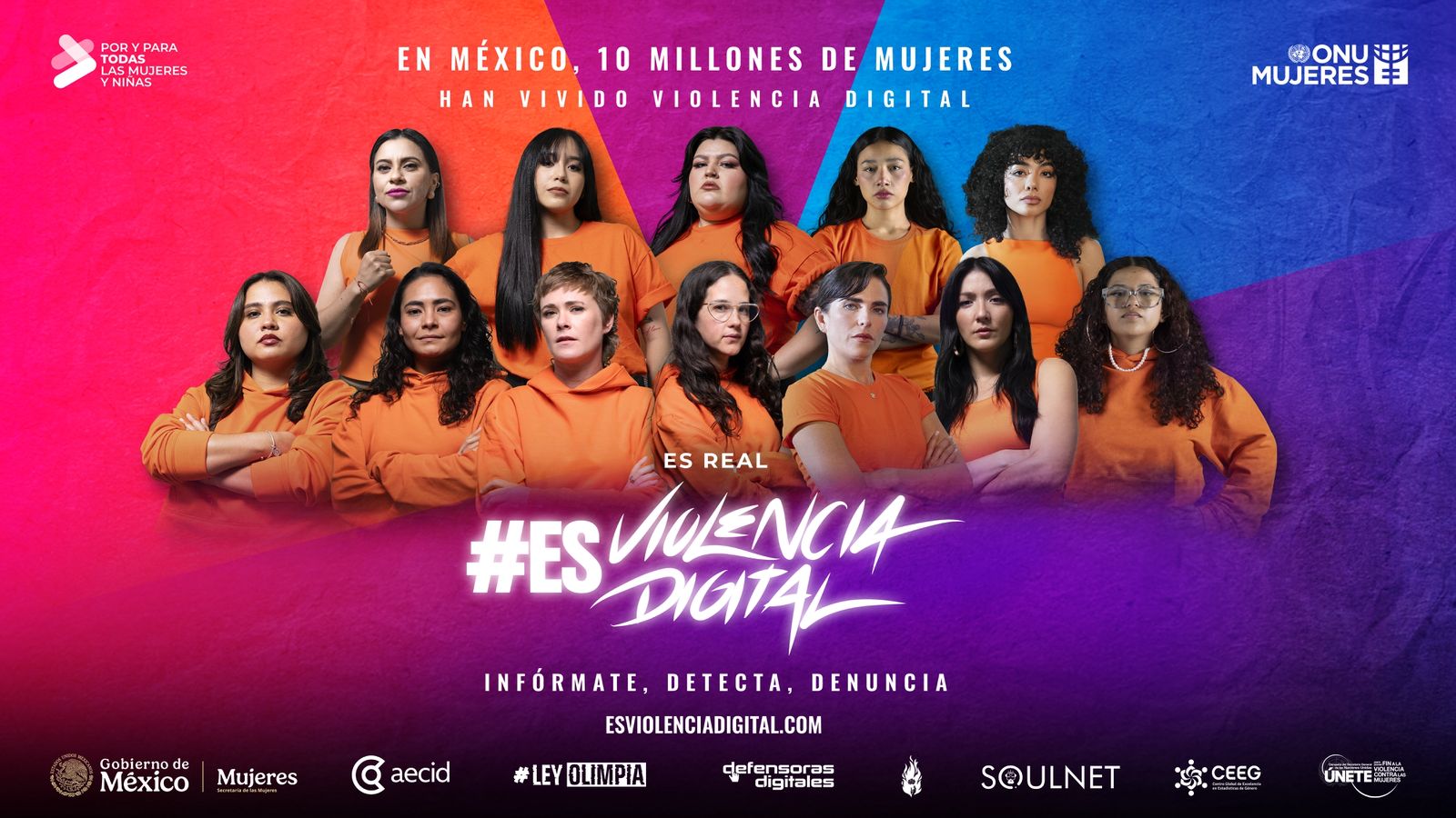 ONUMujeres's tweet card. ONU Mujeres México lanzó la campaña “Es Real #EsViolenciaDigital”, una iniciativa desarrollada junto con las oficinas de ONU Mujeres en Colombia y Ecuador, y que cuenta con el acompañamiento de la...