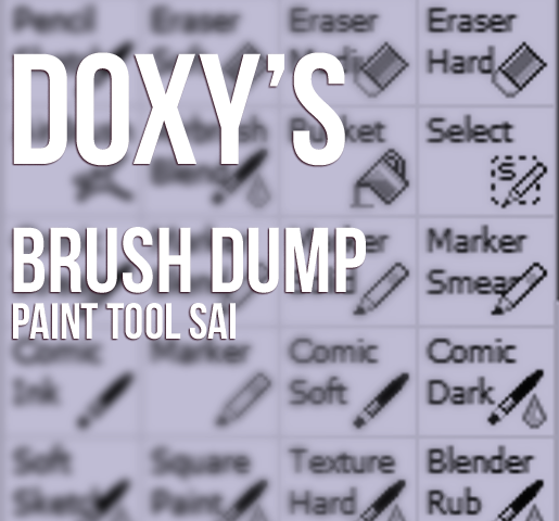 doxyonta's tweet card. This is the ultimate and final Bundle for all of Doxy's Sai 1 Brushes including all OG tutorials and discount on new Procreate Brushes.Includes,Original Saitools Brush Set2019 and 2025 Brush DumpsD...