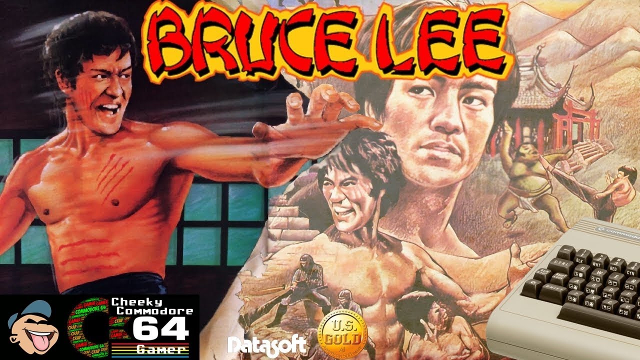 CheekyC64Gamer's tweet card. BRUCE LEE – Commodore 64 (1984) | Datasoft's Martial Arts Platformer...
