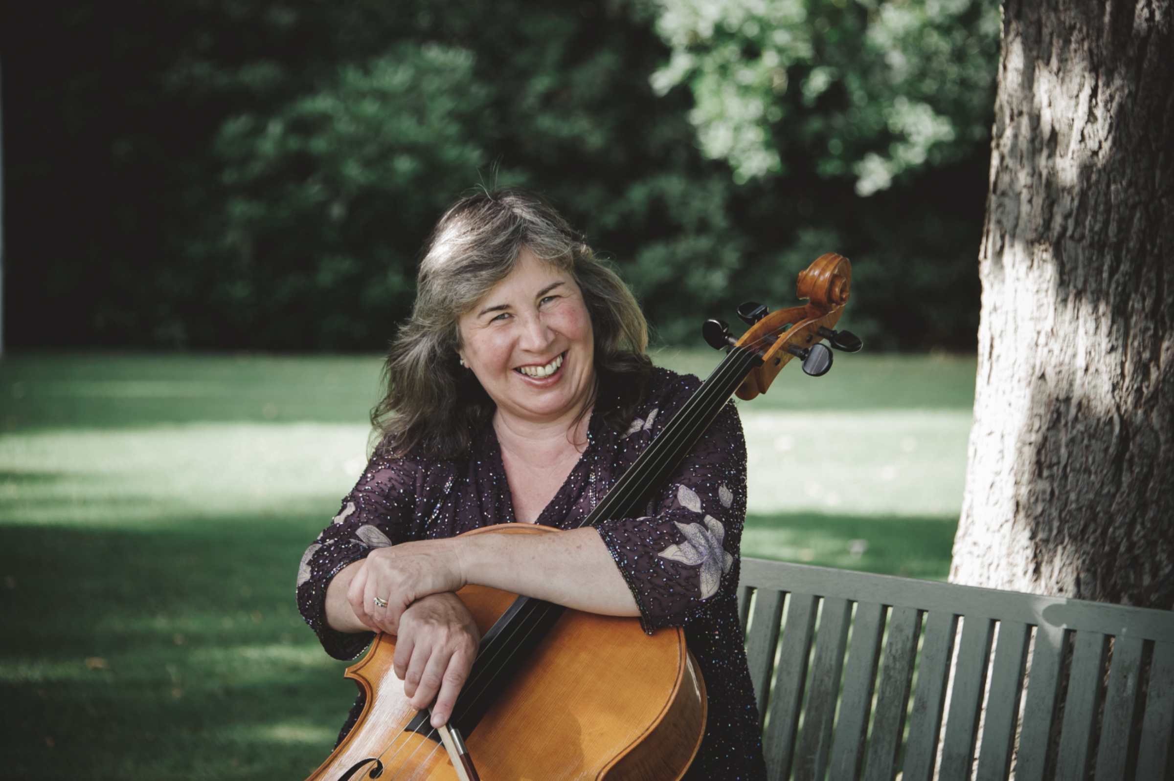 Stringbabies's tweet card. Kay Tucker shares how playing music helped her following the sudden death of her husband.