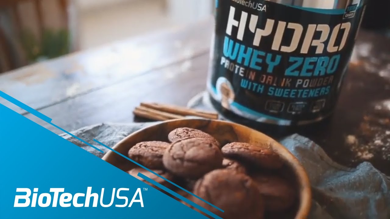 BioTechUSAInt's tweet card. Chocolate Crinkles - Recipe with Hydro Whey Zero