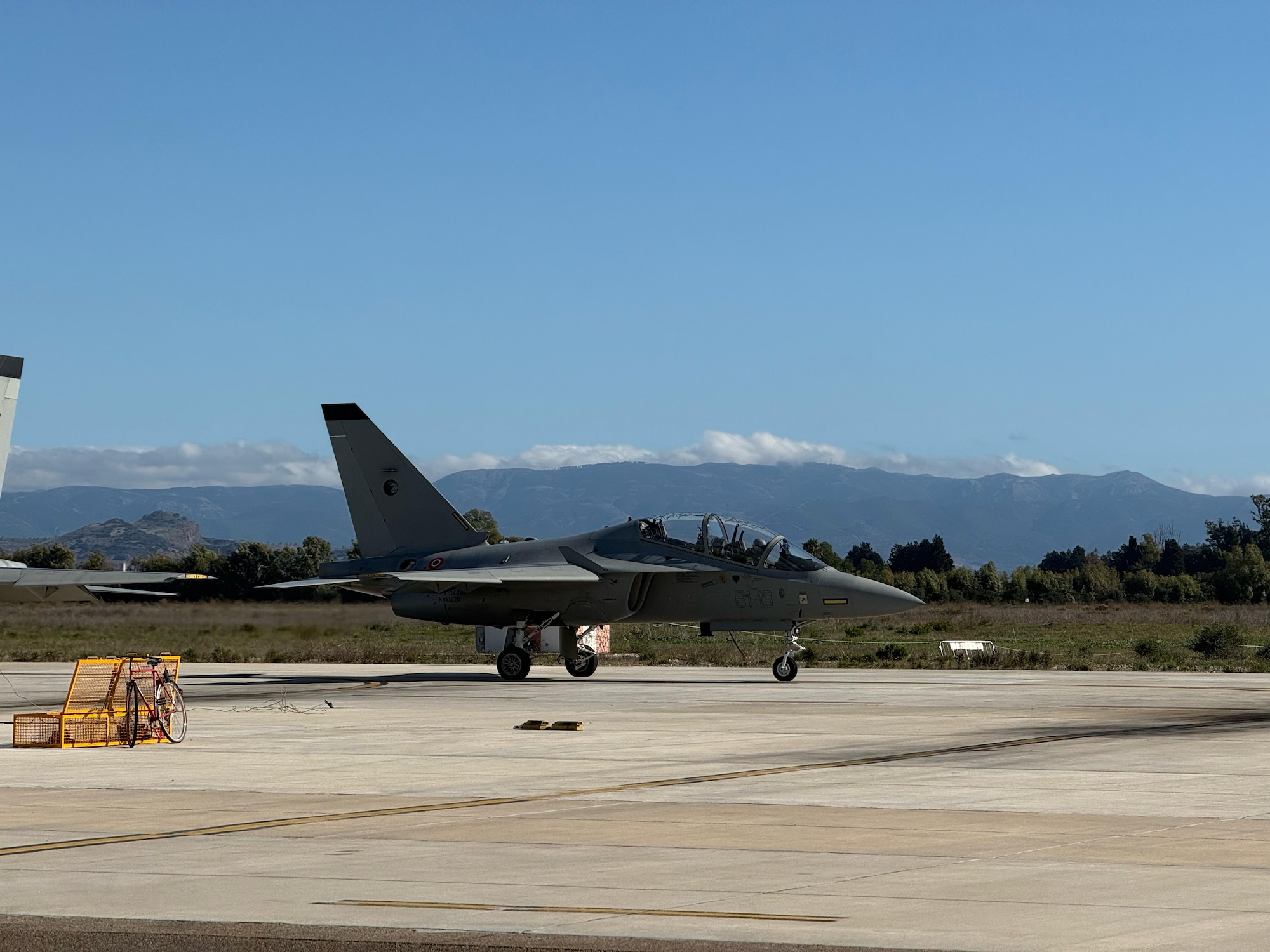 AETCommand's tweet card. The U.S. Air Force and the Italian Air Force have partnered to execute an undergraduate flying training program Small Group Tryout at the International Flight Training School, Decimomannu Air Base,