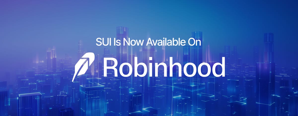SuiNetwork's tweet card. The SUI token is available to trade for US customers on Robinhood starting today, in landmark moment of maturation and access for the Sui ecosystem.
