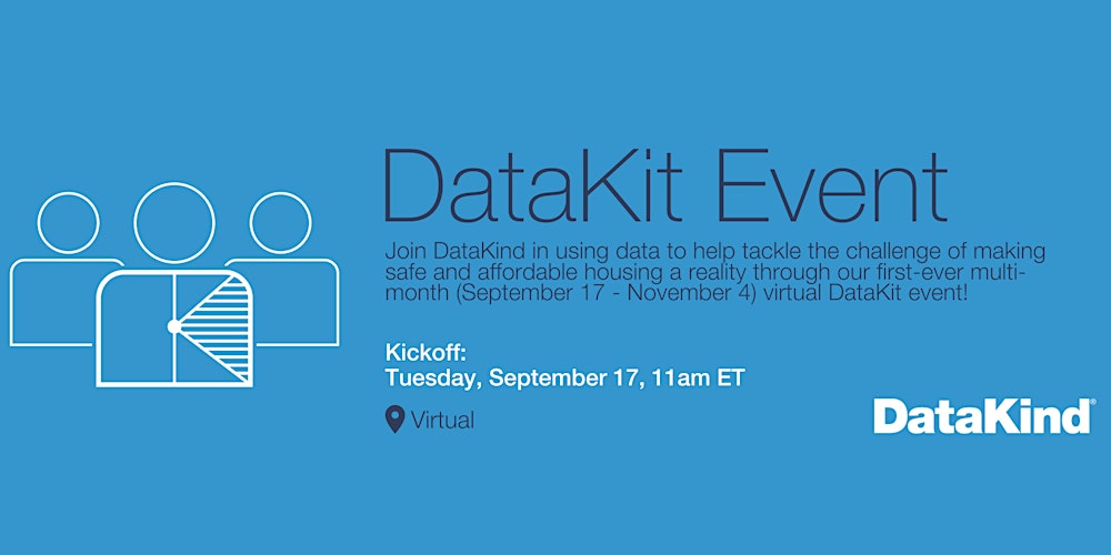 DataKind's tweet card. Get ready for DataKind's DataKit Event, where we'll dive deep into all things data and have a blast doing it!