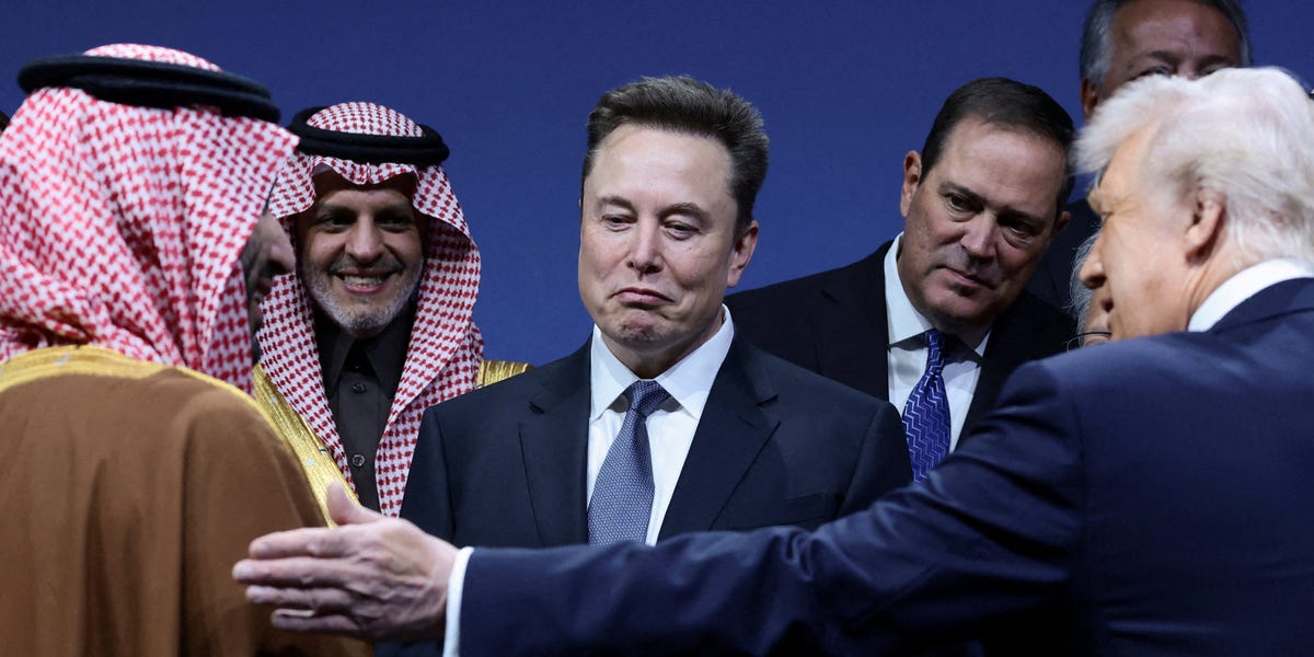 TechInsider's tweet card. Speaking at the U.S.-Saudi Investment Forum, Elon Musk predicted a future where money is "irrelevant" and work is "optional."