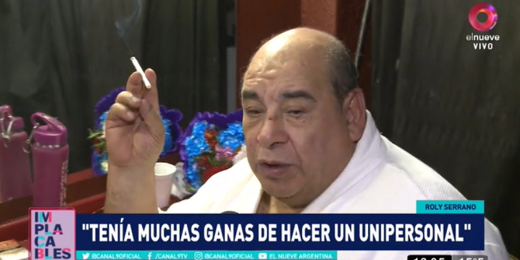 implacablesC9's tweet card. El prestigioso actor habló con Implacables en el estreno de su nuevo unipersonal.