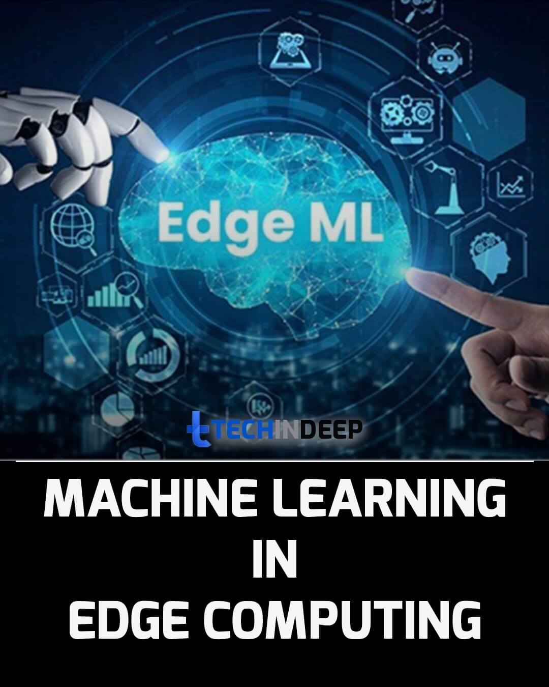 TechinDeep's tweet card. Explore how Machine Learning in Edge Computing is reducing cloud dependency and powering smarter devices. Read more about it right here.