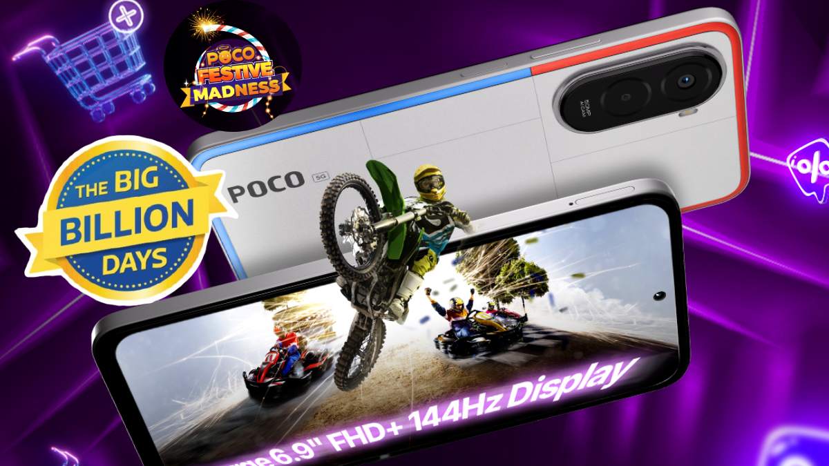 GizbotMalayalam's tweet card. POCO M7 Plus 5G 4GB Limited Edition ഇന്ത്യയിൽ ലോഞ്ച് ചെയ്തു. ഈ 4GB + 128GB വേരിയന്റിന് 12,999 രൂപയാണ് വില. ഡീറ്റെയിൽസ് ഇവിടെ വിവരിക്കുന്നു. POCO M7 Plus 5G 4GB Limited Edition has been launched in...