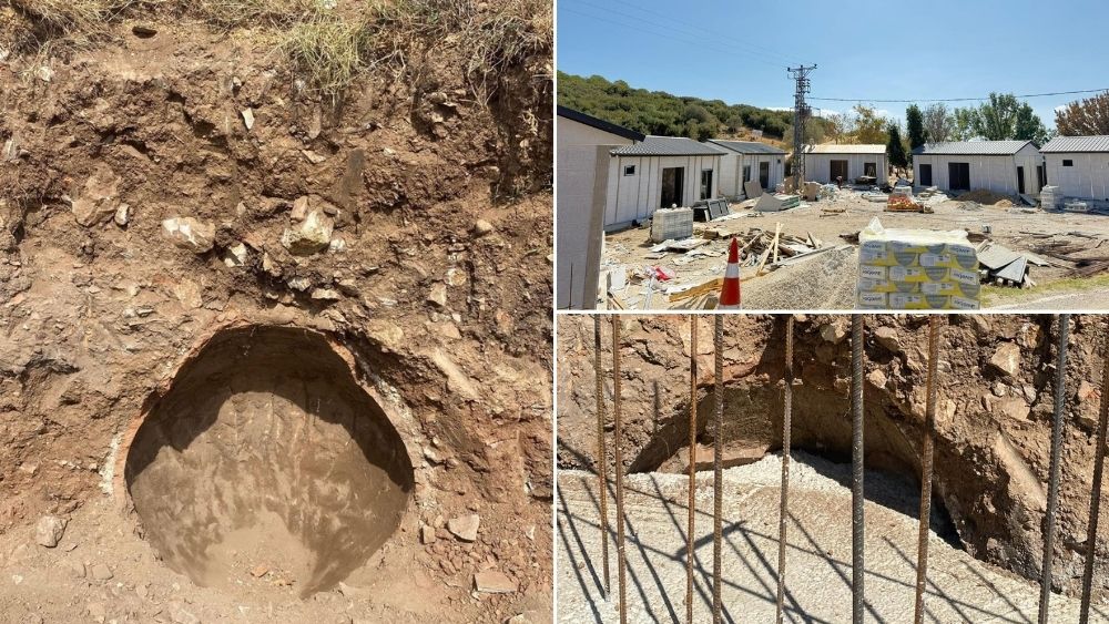 solhaberportali's tweet card. Saros’ta tarihin üzerine beton döküldü! | soL haber