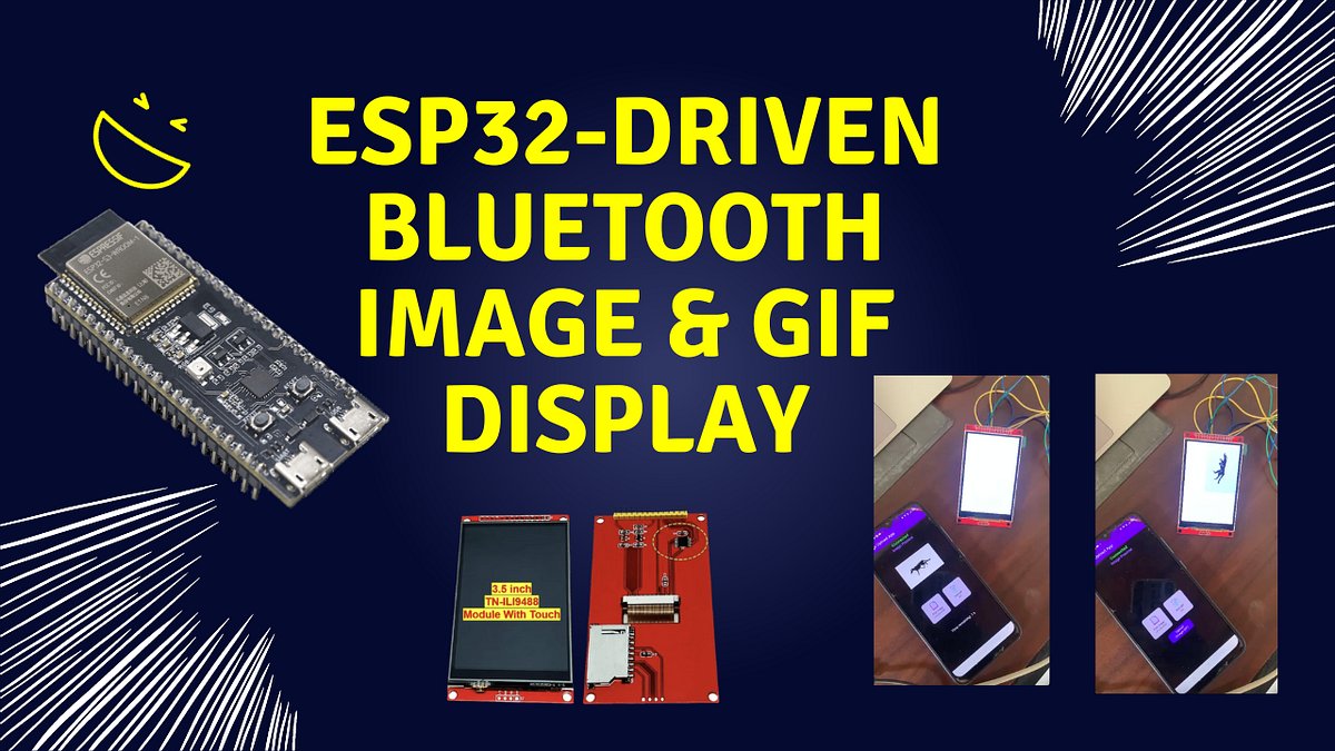 ProtonestIoT's tweet card. Welcome to our cool project that turns your phone and a screen into a fun display system. Using the ESP32 S3-N8R16 microcontroller and the…