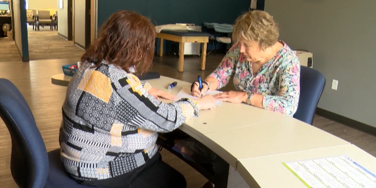 CNOSPC's tweet card. A Sioux City resident is living with Parkinson Disease and Dystonia, which is a movement disorder. After her diagnosis about ten years ago, she has now turned to a CNOS Occupational Therapist.