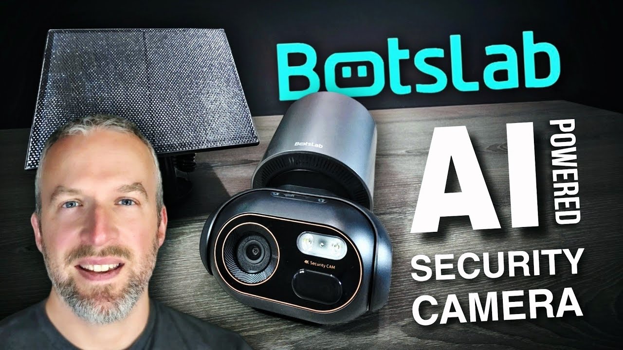 TechJeff's tweet card. Botslab 4K Security System Review: Solar Power, AI Built-in, and NO...