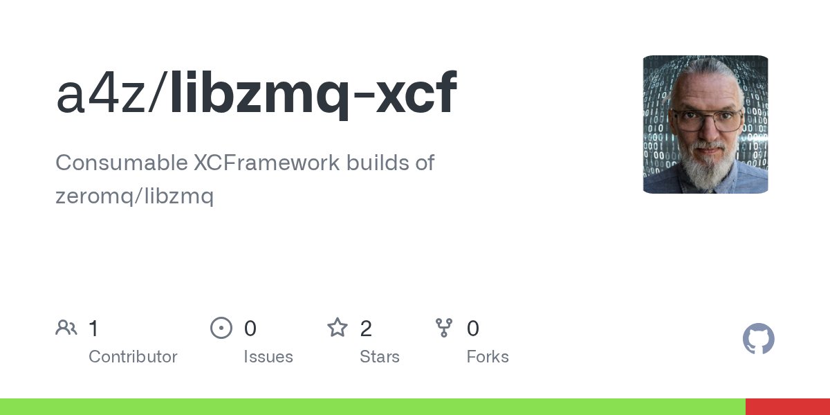 haralda4z's tweet card. Consumable XCFramework builds of zeromq/libzmq. Contribute to a4z/libzmq-xcf development by creating an account on GitHub.