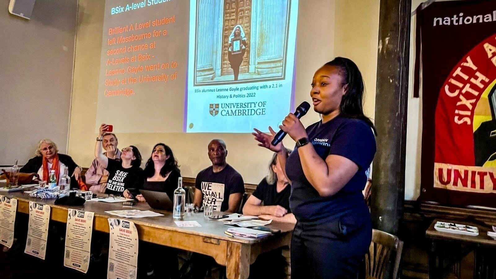 dani_hosford's tweet card. Save BSix