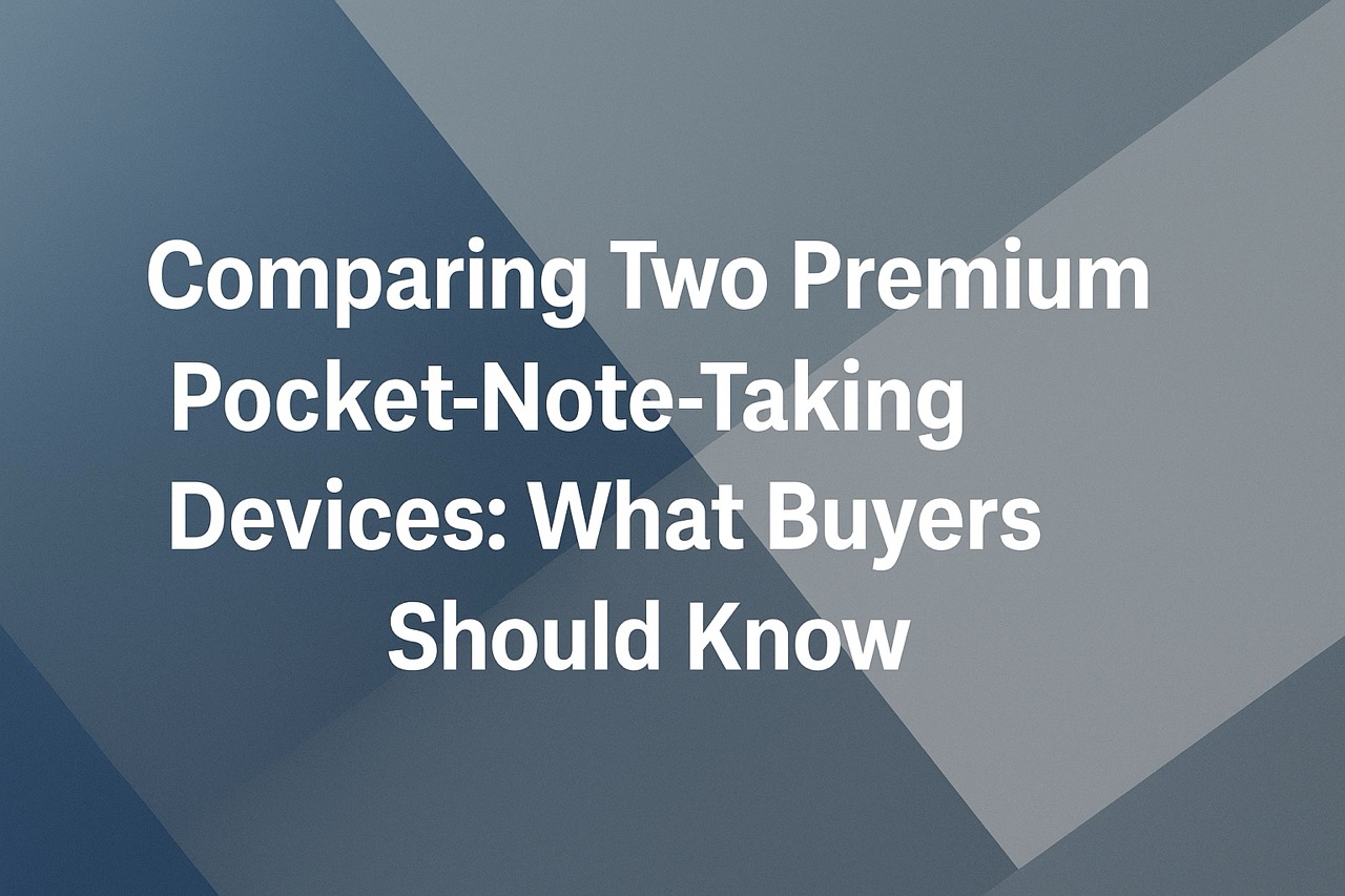 ereadersforum's tweet card. The discussion begins by comparing physical design and ergonomics. The Supernote Nomad keeps a traditional, utilitarian look with a plastic build, slim
