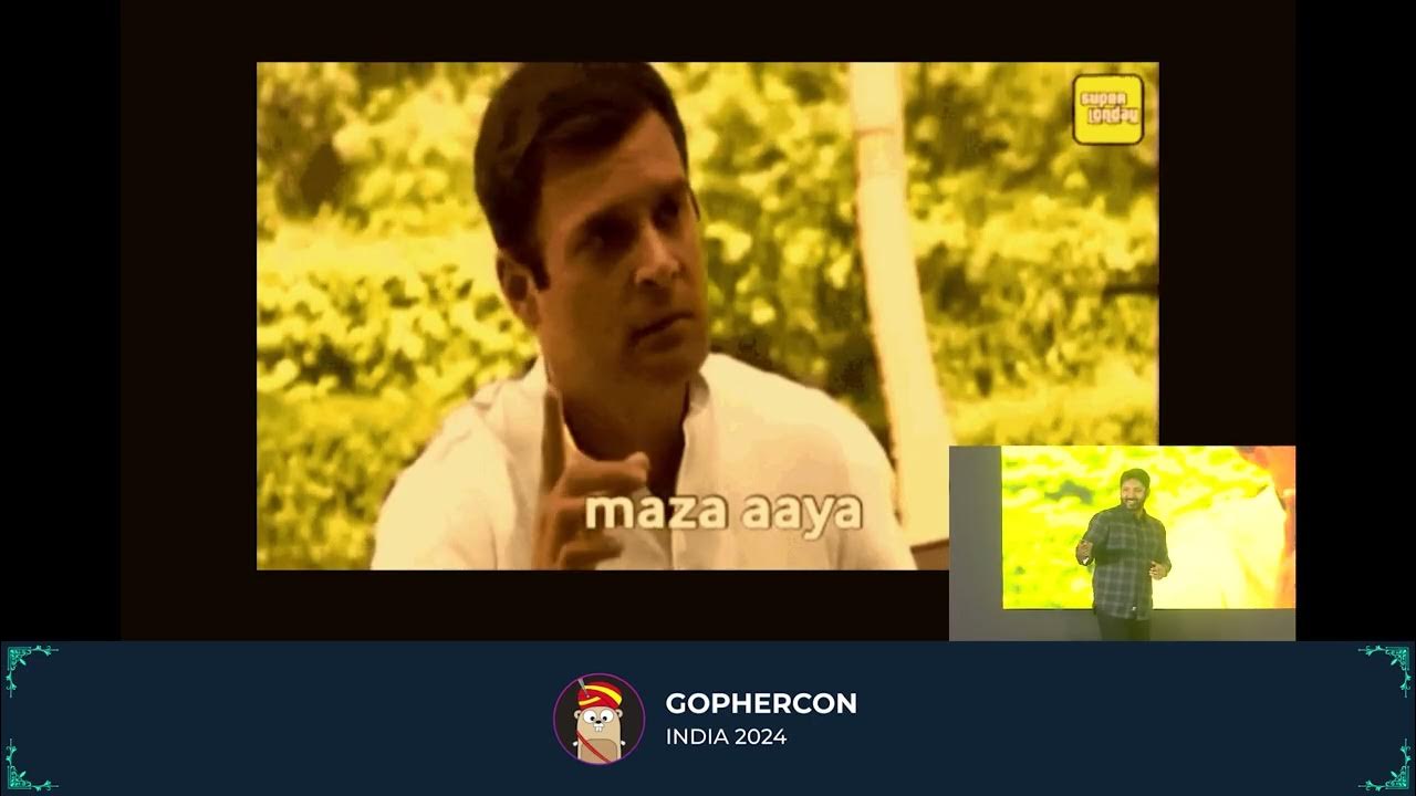 GopherConIndia's tweet card. Gaurav Gahlot - Paradigms of Rust for the Go Developer