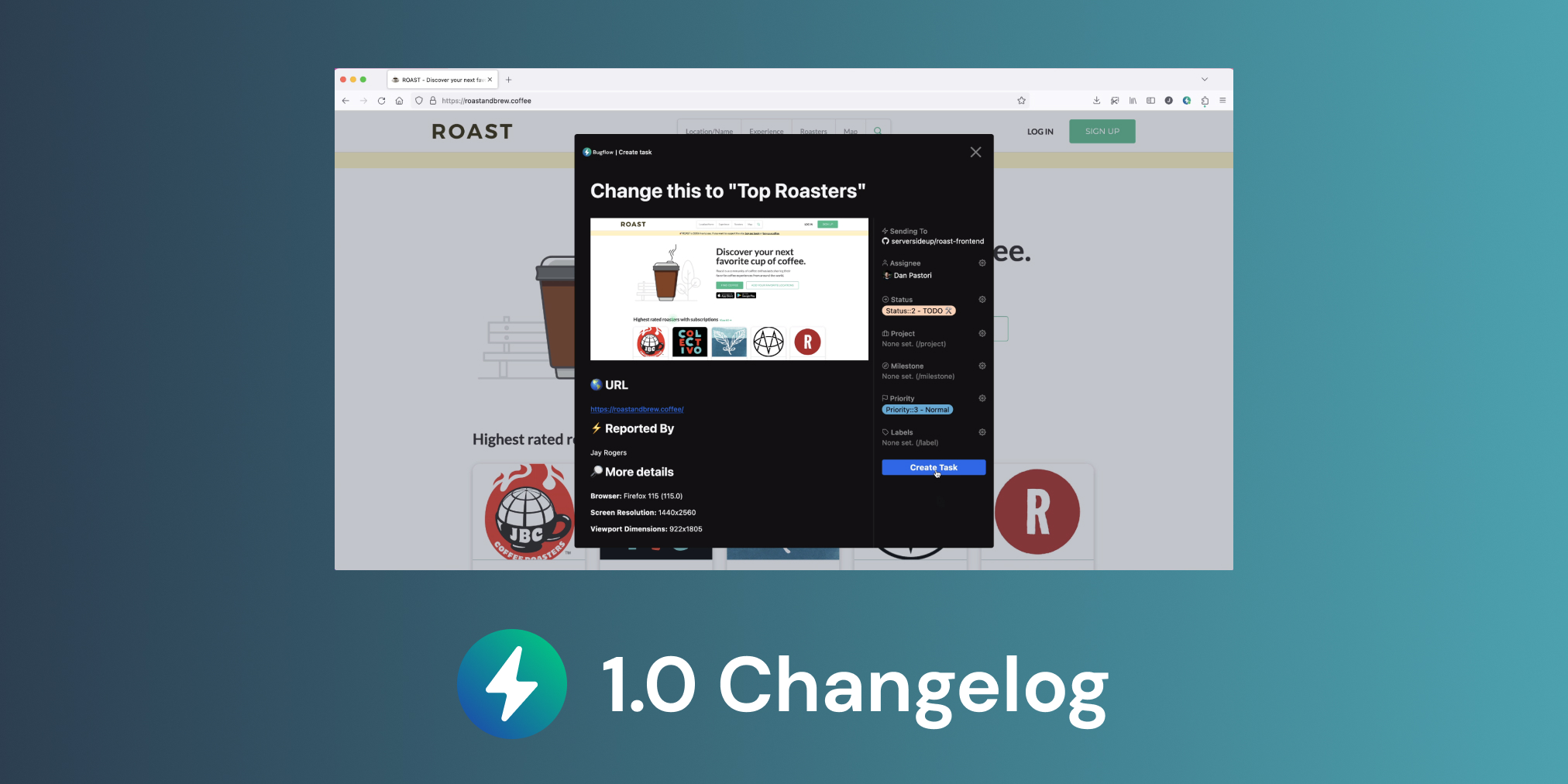 getbugflow's tweet card. We are so excited to finally launch 1.0 of Bugflow to the public 🥳! It's been over a year in the making. At 521 Dimensions, we've been using Bugflow internally for awhile now and it's been a game...