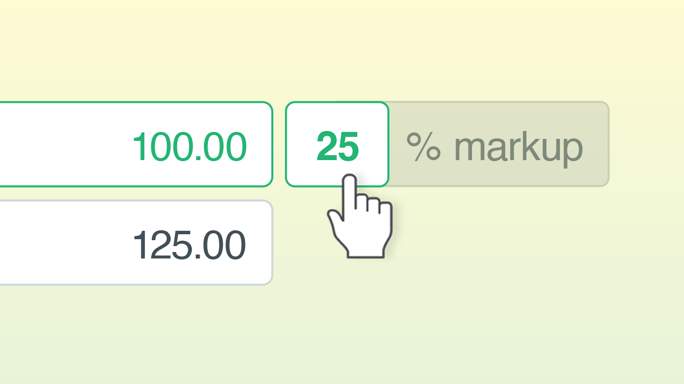 QuotientApp's tweet card. We’ve added a new way to calculate profit on your quotes – introducing Markup!
