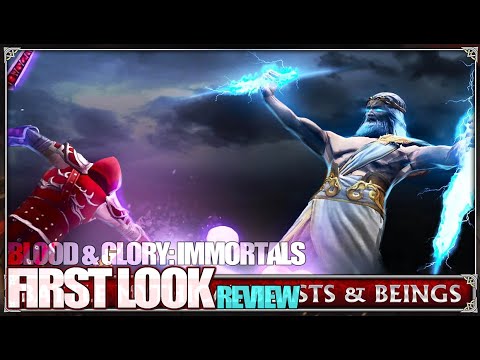 AndroidNub's tweet card. BLOOD & GLORY: IMMORTALS Android First Look Review