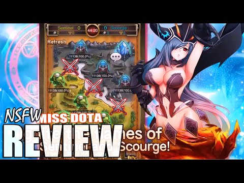 AndroidNub's tweet card. Miss Dota Android Game Review