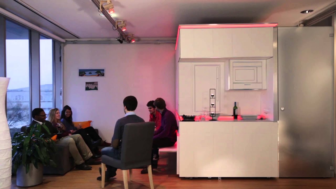 ccloudcs's tweet card. MIT Media Lab CityHome: What if 200 ft2 could be 3x larger?