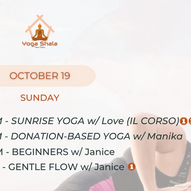 janicenitnit's tweet card. Yoga Shala - Tisa Cebu (@yogashalatisa) • Instagram photo