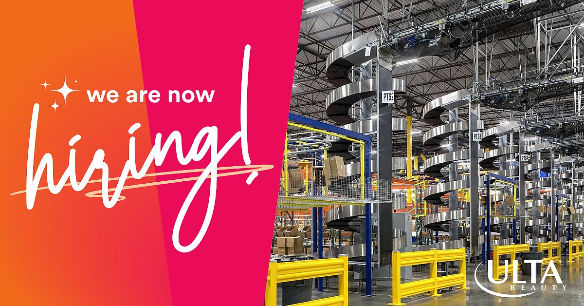 ultabeautyjobs's tweet card. OVERVIEW Experience operational excellence. Real investment in personal and professional development. And an ability to make real and beneficial change. The Distribution Centers at Ulta Beauty are a...
