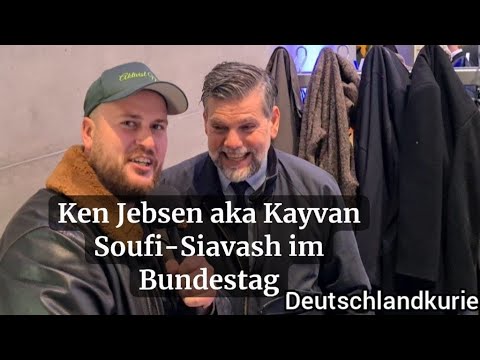 leserbriefing's tweet card. 🇩🇪 Ken Jebsen: Deutschlandfahnen! Extrem viele!