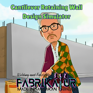mdnursyazwi's tweet card. An interactive cantilever retaining wall simulator. Analyze stability against overturning and sliding, visualize forces, and understand key geotechnical engineering principles.