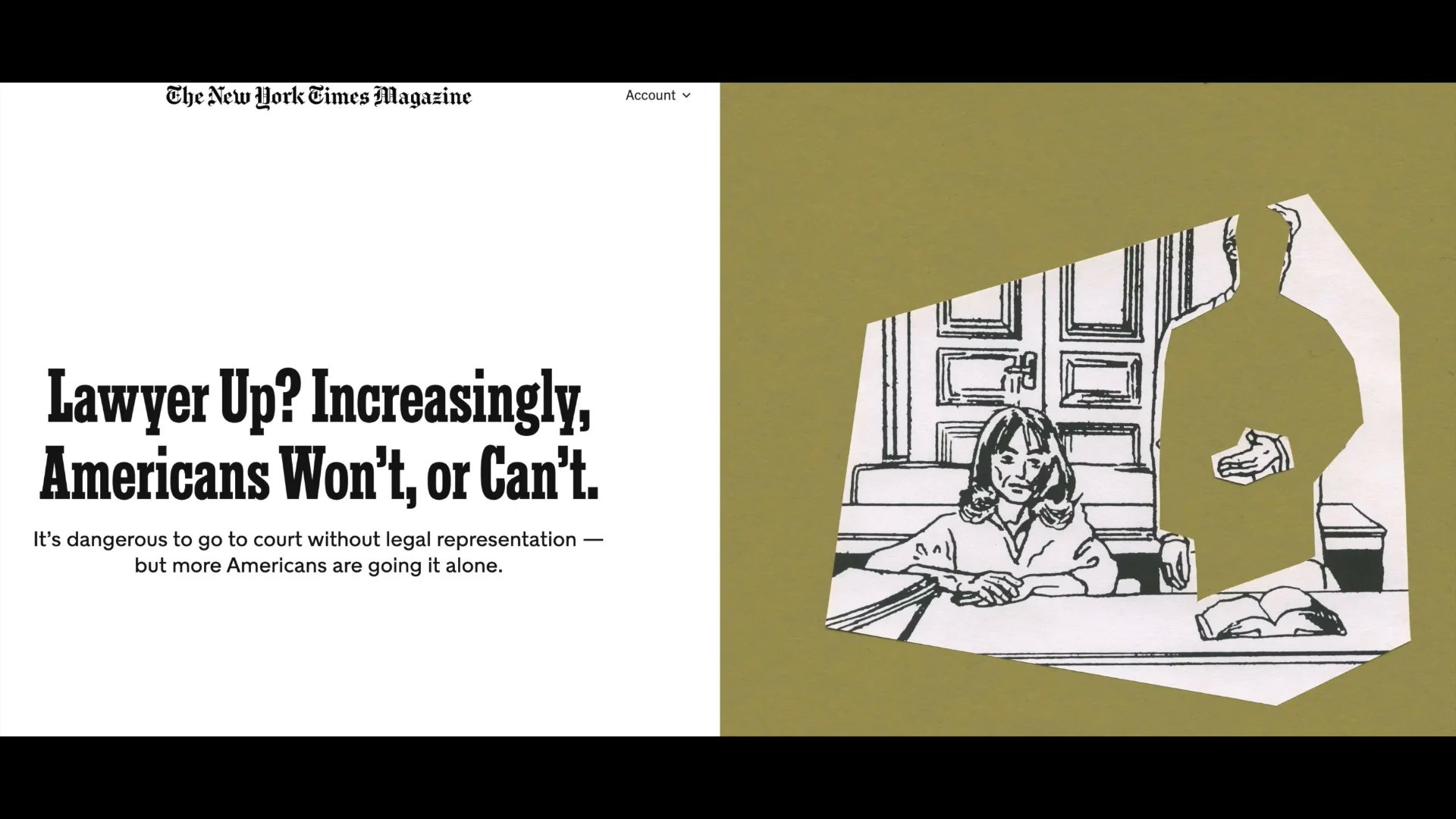 StateCourts's tweet card. Tiny Chat 157: Going it Alone - A Conversation with the NYT