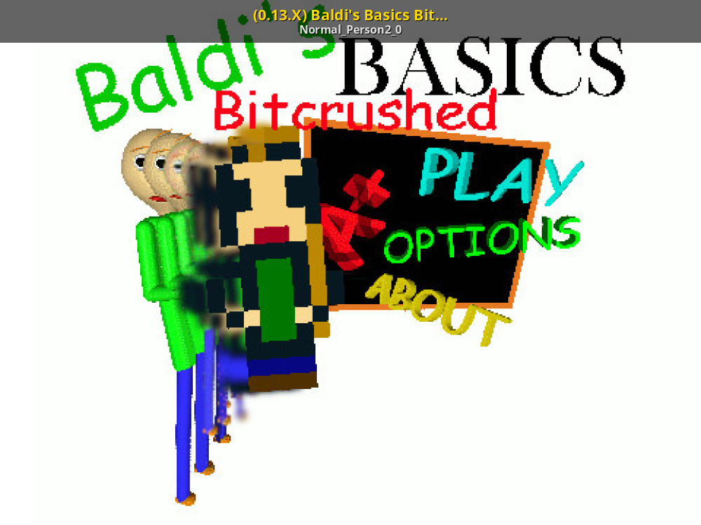 NormalPerson2_0's tweet card. A texture pack for BB+ V0.12.X!... A Baldi's Basics (BALDI) Work In Progress in the Plus Texture Packs category, submitted by Normal_Person2_0