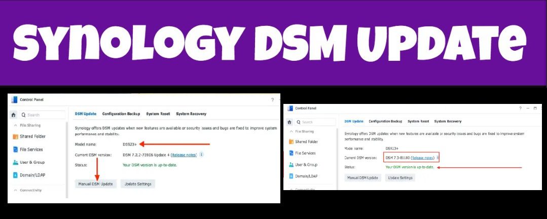 TechDArchive's tweet card. Learn how to download and update Synology DiskStation NAS to DSM 7.3 for improved security and smarter storage management