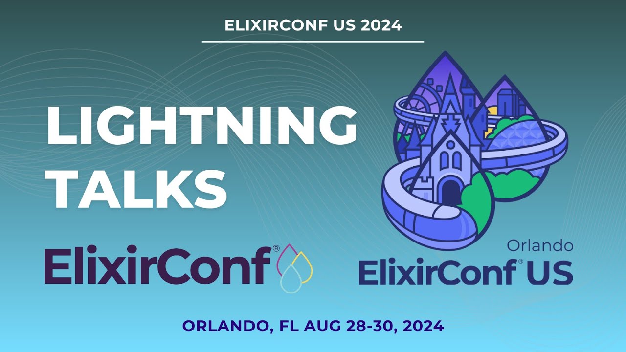 ElixirConf's tweet card. Lightning Talks