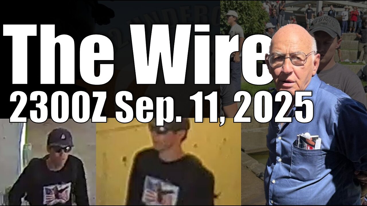 danish_freedom's tweet card. //The Wire//2300Z September 11, 2025// //ROUTINE// //BLUF: CHARLIE KIRK ASSASSIN REMAINS AT LARGE AS THE INVESTIGATION CONTINUES. MULTIPLE HOAX SWATTING INCIDENTS REPORTED AT UNIVERSITIES AROUND THE N