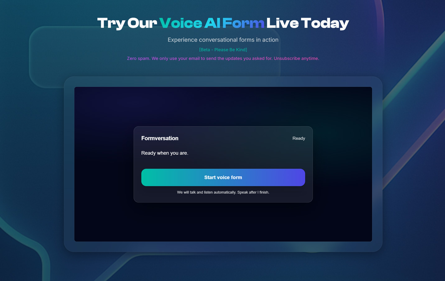 WebSuiteMedia's tweet card. Voice AI contact forms let users speak instead of type. Discover how voice-powered intake increases conversions and improves lead quality.