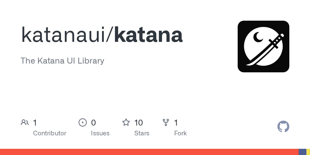 danielhe4rt's tweet card. The Katana UI Library. Contribute to katanaui/katana development by creating an account on GitHub.