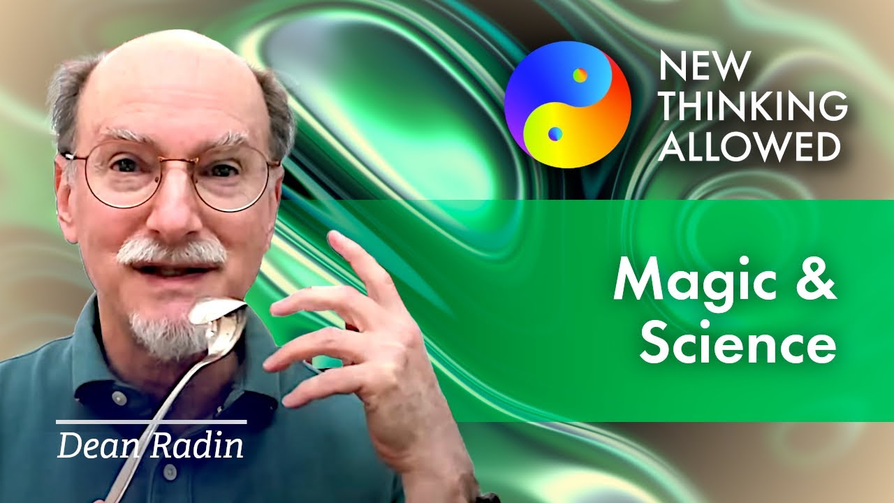 DeanRadin's tweet card. Magic and Science with Dean Radin
