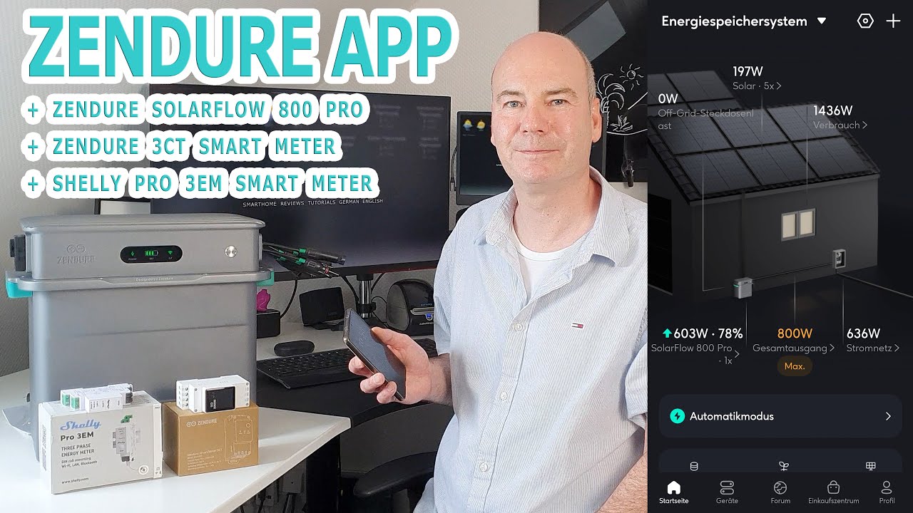 funkyhome_de's tweet card. Zendure App Anleitung Video