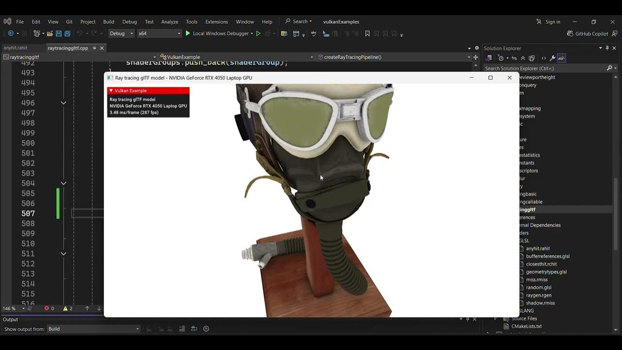 seamlessblend's tweet card. Vulkan API Discussion | Ray Tracing 16.1 | Transparency via anyhit...