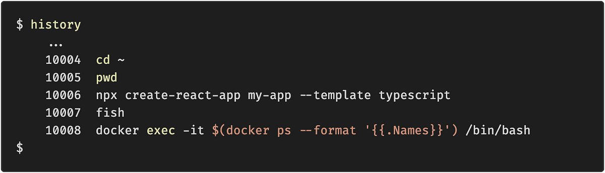 TowardsDev's tweet card. We often use quite complex commands in our terminals. We usually either search for them over and over again, save them somewhere to refer…