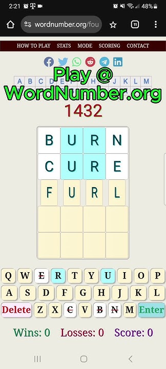 WordNumberGame's tweet card. SHOCKING Word Game Win! 😮 #wordpuzzlegame #wordpuzzle #puzzle...