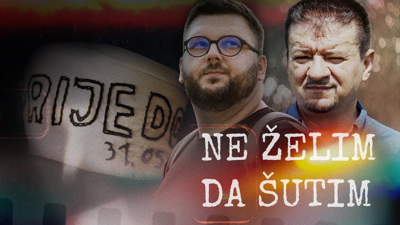 doku_ba's tweet card. Dan bijelih traka: Ne želim da šutim