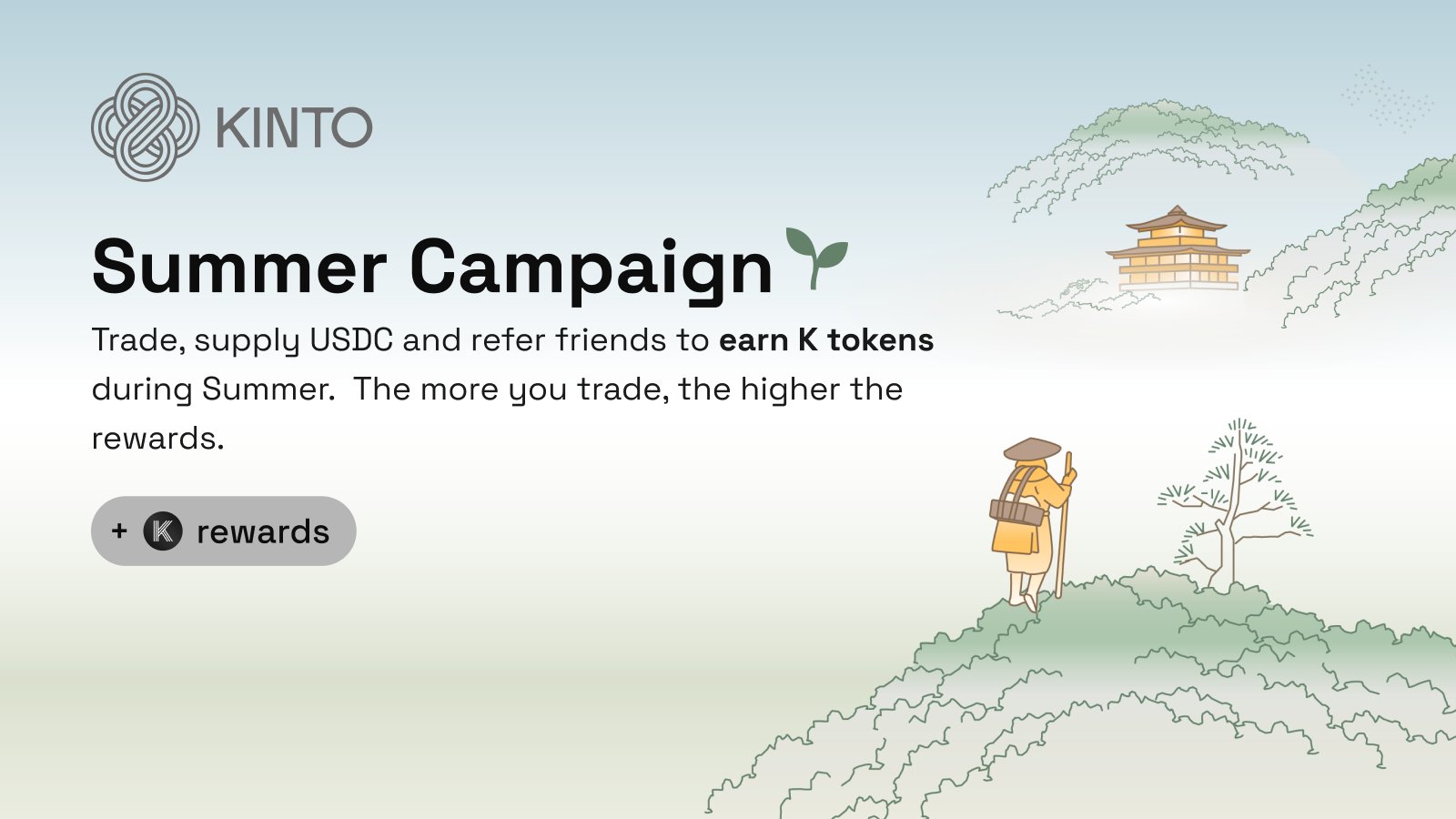 Goodbyetherat's tweet card. Kinto is the modular exchange. Access the best opportunities in DeFi through our tailored blockchain and non-custodial smart wallet, engineered for maximum security and seamless user experience.