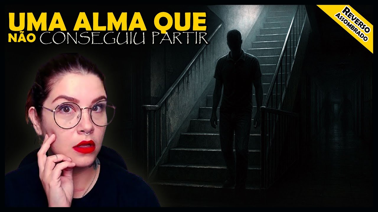 AssombradoBlog's tweet card. UMA ALMA QUE NÃO CONSEGUIU PARTIR - O Homem da Biblioteca